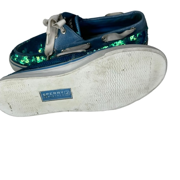 Sperry Bahama Mermaid Sequin Shoes Size 7 - Picture 4 of 8